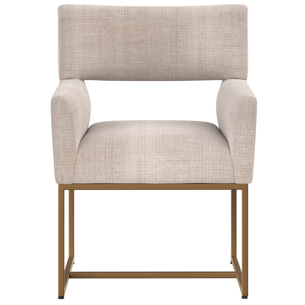 Cream discount check armchair