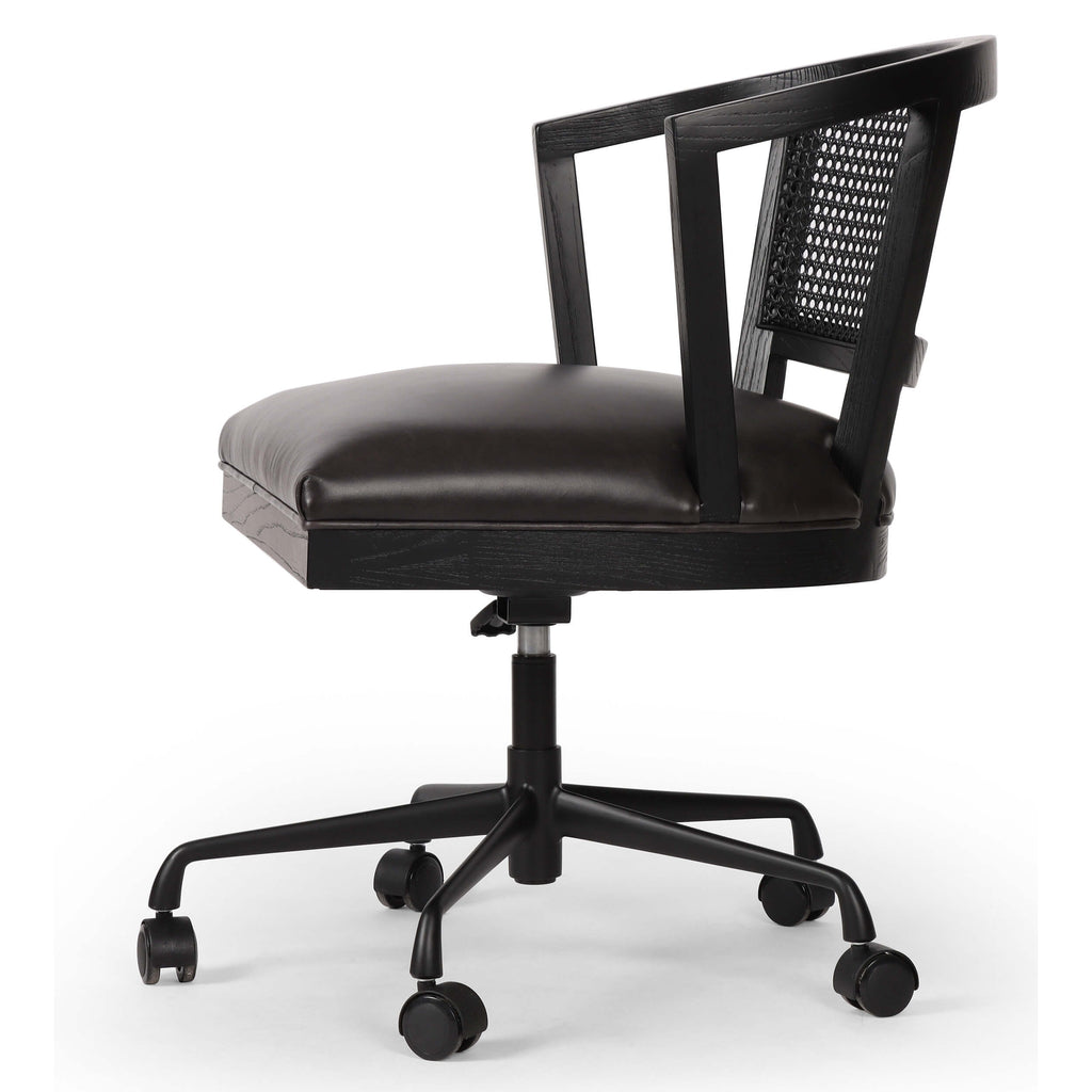 Cane back desk discount chair