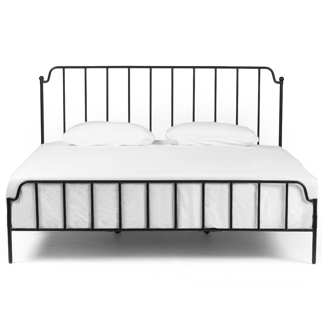 Zara Iron Bed, Midnight Iron