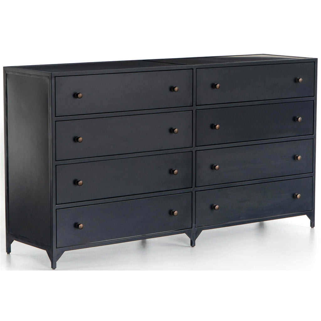 Belmont 8 Drawer Dresser, Black High Fashion Home