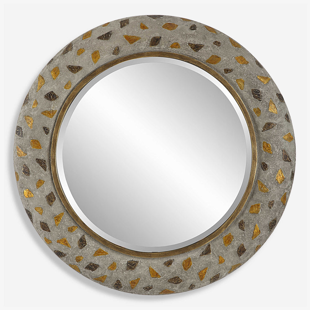 Copper Terrazzo Mirror-Accessories-High Fashion Home