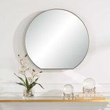 Cabell Small Mirror, Brass-High Fashion Home