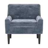 Frankfurt Armchair, Gray-Furniture - Chair-High Fashion Home