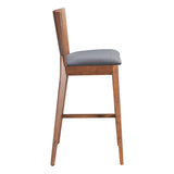 Ambrose Barstool, Walnut, Set of 2