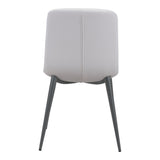 Tangiers Dining Chair, White, Set of 2-Furniture - Dining-High Fashion Home