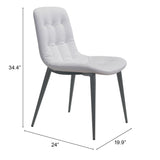 Tangiers Dining Chair, White, Set of 2-Furniture - Dining-High Fashion Home