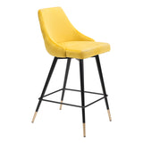 Piccolo Counter Stool, Yellow-Furniture-High Fashion Home