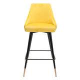 Piccolo Counter Stool, Yellow-Furniture-High Fashion Home