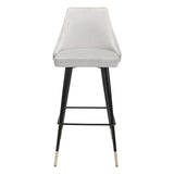 Piccolo Barstool, Gray