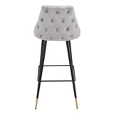 Piccolo Barstool, Gray