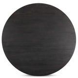 Cobain 60" Round Dining Table, Flint Black-Furniture - Dining-High Fashion Home