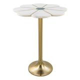 Scallop Side Table, Multicolor