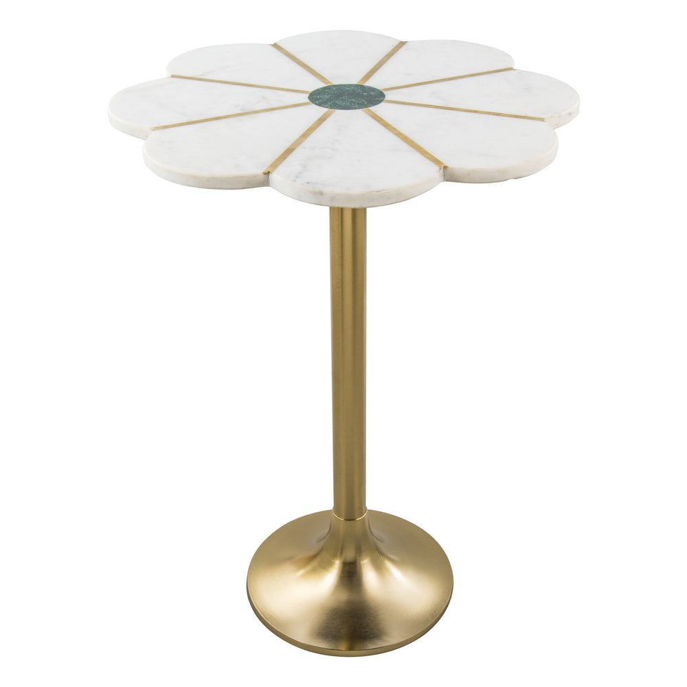 Scallop Side Table, Multicolor