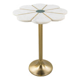 Scallop Side Table, Multicolor