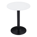 Alto Bistro Table, White-Furniture - Accent Tables-High Fashion Home