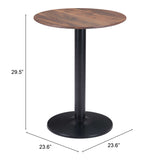 Alto Bistro Table, Brown-Furniture - Accent Tables-High Fashion Home