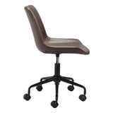 Byron Office Chair, Brown-Furniture - Office-High Fashion Home