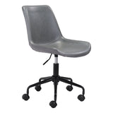 Byron Office Chair, Gray-Furniture - Office-High Fashion Home