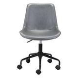 Byron Office Chair, Gray-Furniture - Office-High Fashion Home