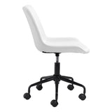 Byron Office Chair, White-Furniture - Office-High Fashion Home