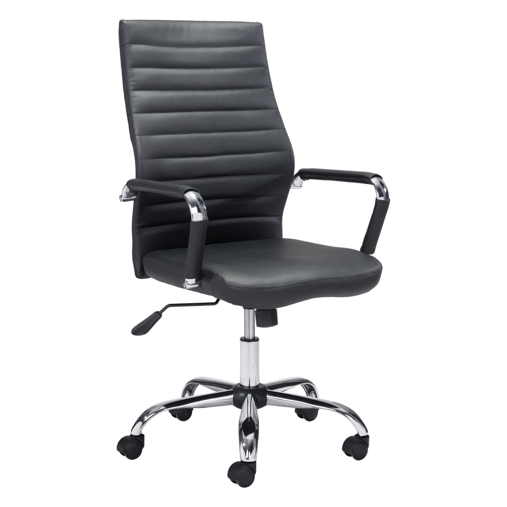 Primero Office Chair, Black-Furniture - Office-High Fashion Home