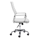 Primero Office Chair, White-Furniture - Office-High Fashion Home