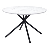 Amiens Dining Table, White-Furniture - Dining-High Fashion Home