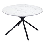 Amiens Dining Table, White-Furniture - Dining-High Fashion Home