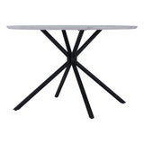 Amiens Dining Table, White-Furniture - Dining-High Fashion Home