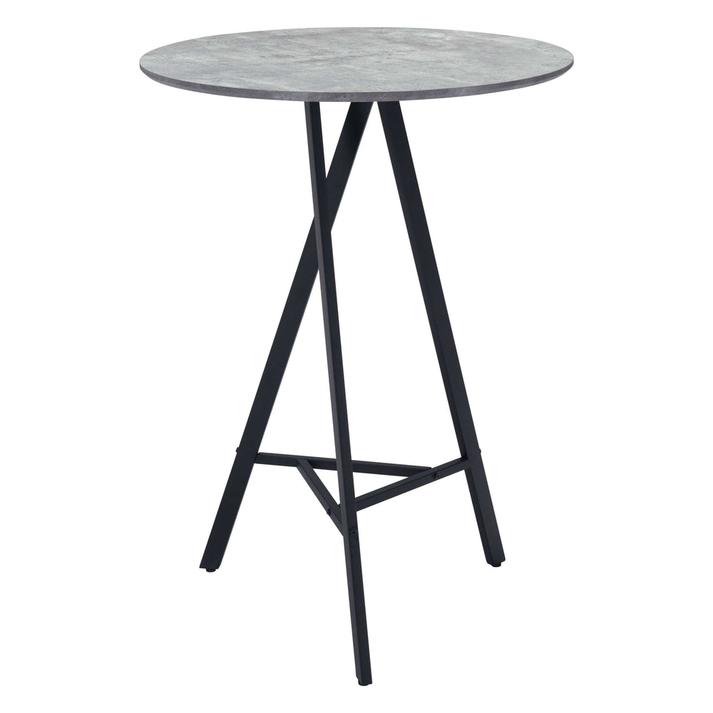 Metz Bar Table, Gray-Furniture - Accent Tables-High Fashion Home