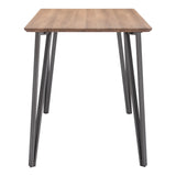 Doubs Counter Table, Brown-Furniture - Accent Tables-High Fashion Home