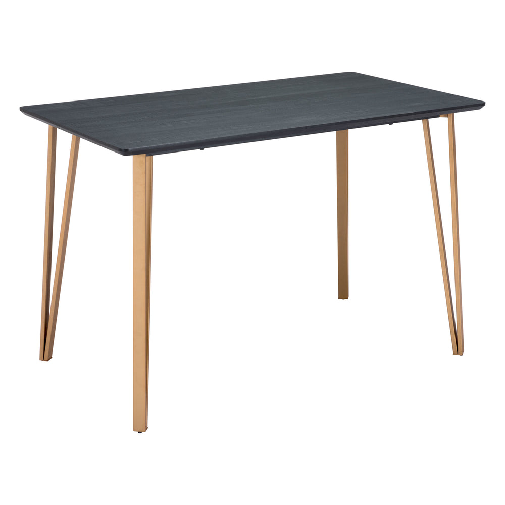 Deus Counter Table, Black-Furniture - Accent Tables-High Fashion Home