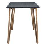 Deus Counter Table, Black-Furniture - Accent Tables-High Fashion Home