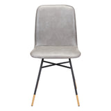 Var Dining Chair, Gray, Set of 2-Furniture - Dining-High Fashion Home