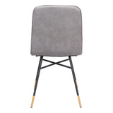 Var Dining Chair, Gray, Set of 2-Furniture - Dining-High Fashion Home