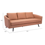 Divinity Sofa, Brown-Furniture - Sofas-High Fashion Home