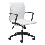 Stacy Office Chair White-Furniture - Office-High Fashion Home