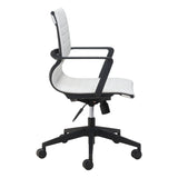 Stacy Office Chair White-Furniture - Office-High Fashion Home