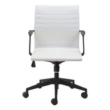 Stacy Office Chair White-Furniture - Office-High Fashion Home