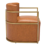 Xander Chair, Brown-Furniture - Chair-High Fashion Home