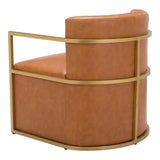 Xander Chair, Brown-Furniture - Chair-High Fashion Home