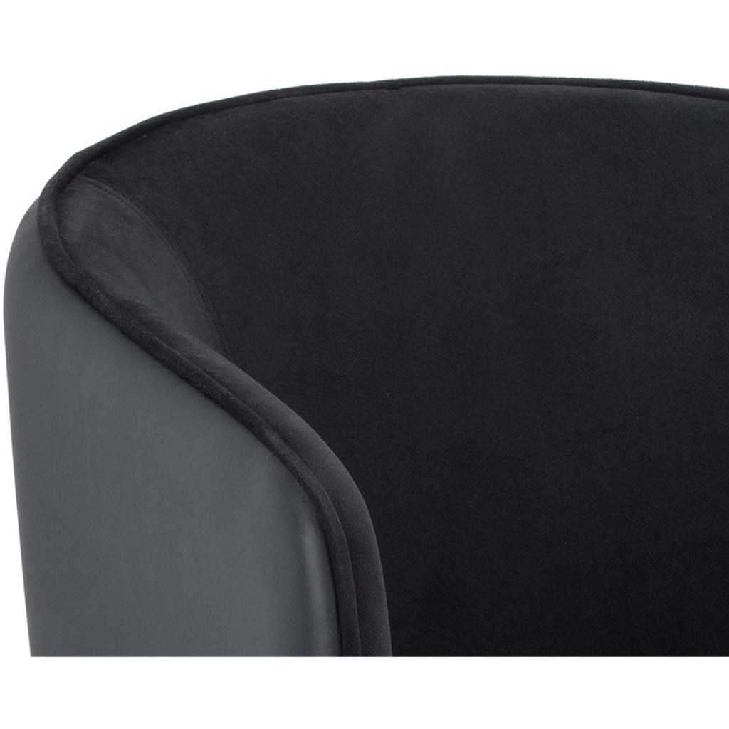 Asher Arm Chair, Abbington Black – High Fashion Home