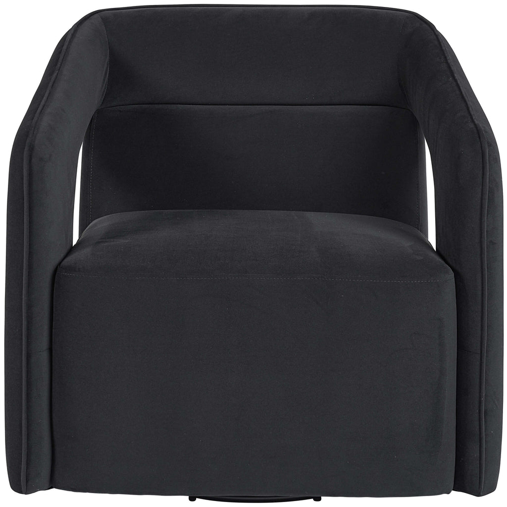 Kendrick Swivel Chair, Abbington Black – High Fashion Home