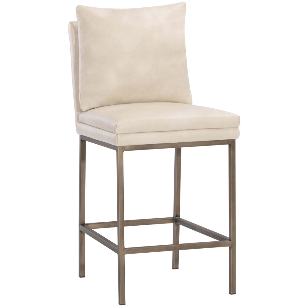 Paige Counter Stool, Bravo Cream-Furniture - Dining-High Fashion Home