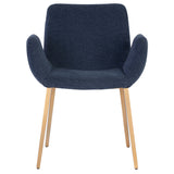 Lucano Arm Chair, Belfast Navy-Furniture - Chairs-High Fashion Home