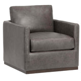 Portman Swivel Chair, Marseille Concrete-Furniture - Office-High Fashion Home