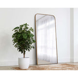 Calabasas Floor Mirror, Brass-Accessories-High Fashion Home