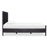 Sydney Bed, Black Wash w/Black Cane-Furniture - Bedroom-High Fashion Home