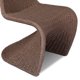 Portia Outdoor Dining Chair, Tanned Weave