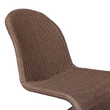 Portia Outdoor Dining Chair, Tanned Weave